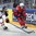 PARIS, FRANCE - MAY 14: Canada's HAAN Calvin De #24 stick checks Norway's Anders Bastiansen #20 during preliminary round action at the 2017 IIHF Ice Hockey World Championship. (Photo by Matt Zambonin/HHOF-IIHF Images)
